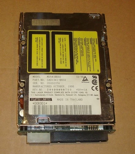 Fujitsu MO drive M2541BE02 CA01341-B602 3.5" magneto-optical IDE vintage 1996