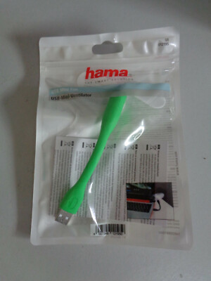 Hama Klimageräte-Zubehör SMART USB VENTILATOR 012195 GRÜN
