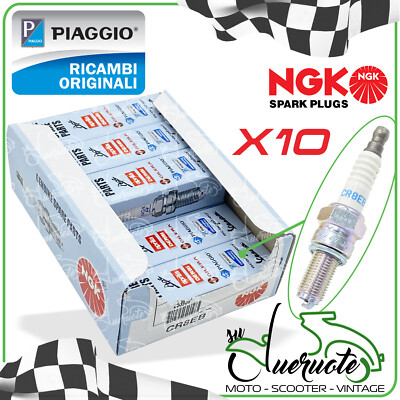 NGK Zündkerze CR8EB Zündanlage 10 Stück Für Motorrad Roller Quad