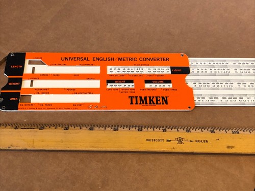 Regla deslizante universal inglés/métrica Timken 1973 - Imagen 4 de 4