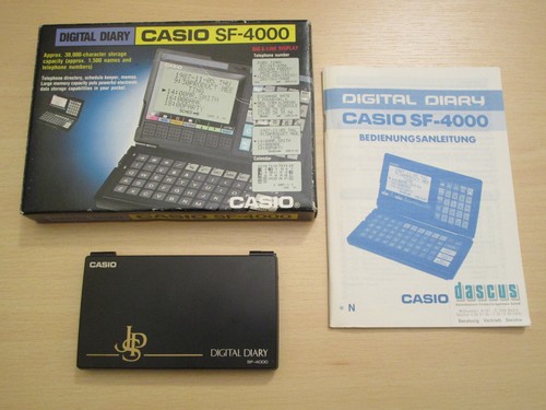Casio SF-4000 mit Anleitung + OVP Pocket Computer aus den 90er Jahren vintage