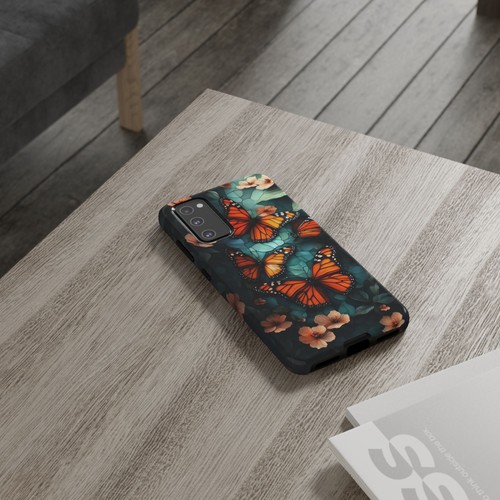 Monarch Butterfly Stained Glass - Phone Ink Cover Case for iPhone, Galaxy, Pixel - 第 279/281 張圖片
