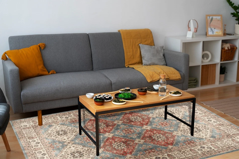 Alfombra oriental - Alfombra de sala de estar - Alfombra turca - Alfombra lavable de Kilimway Foto 3 de 4