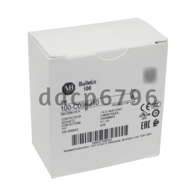 AB 100-C09KJ10 100-C IEC Contactor 24V 50/60Hz Screw Terminals New Allen-Bradley