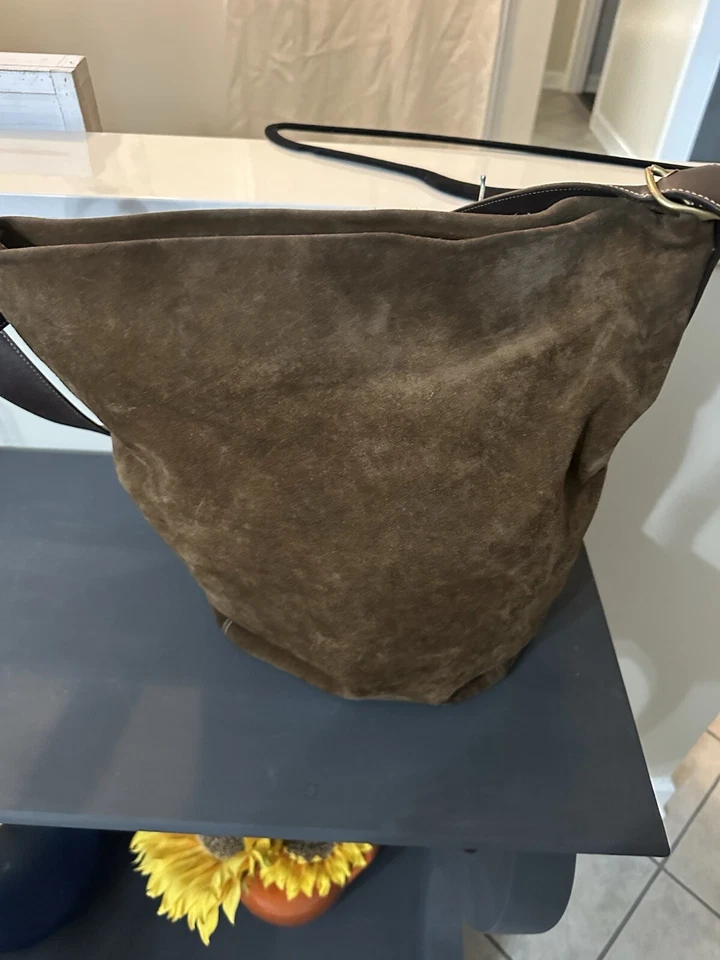 Bolso Cubo Coach Vintage Legacy Gamuza 9196 Talla Grande RARO Foto 2 de 4