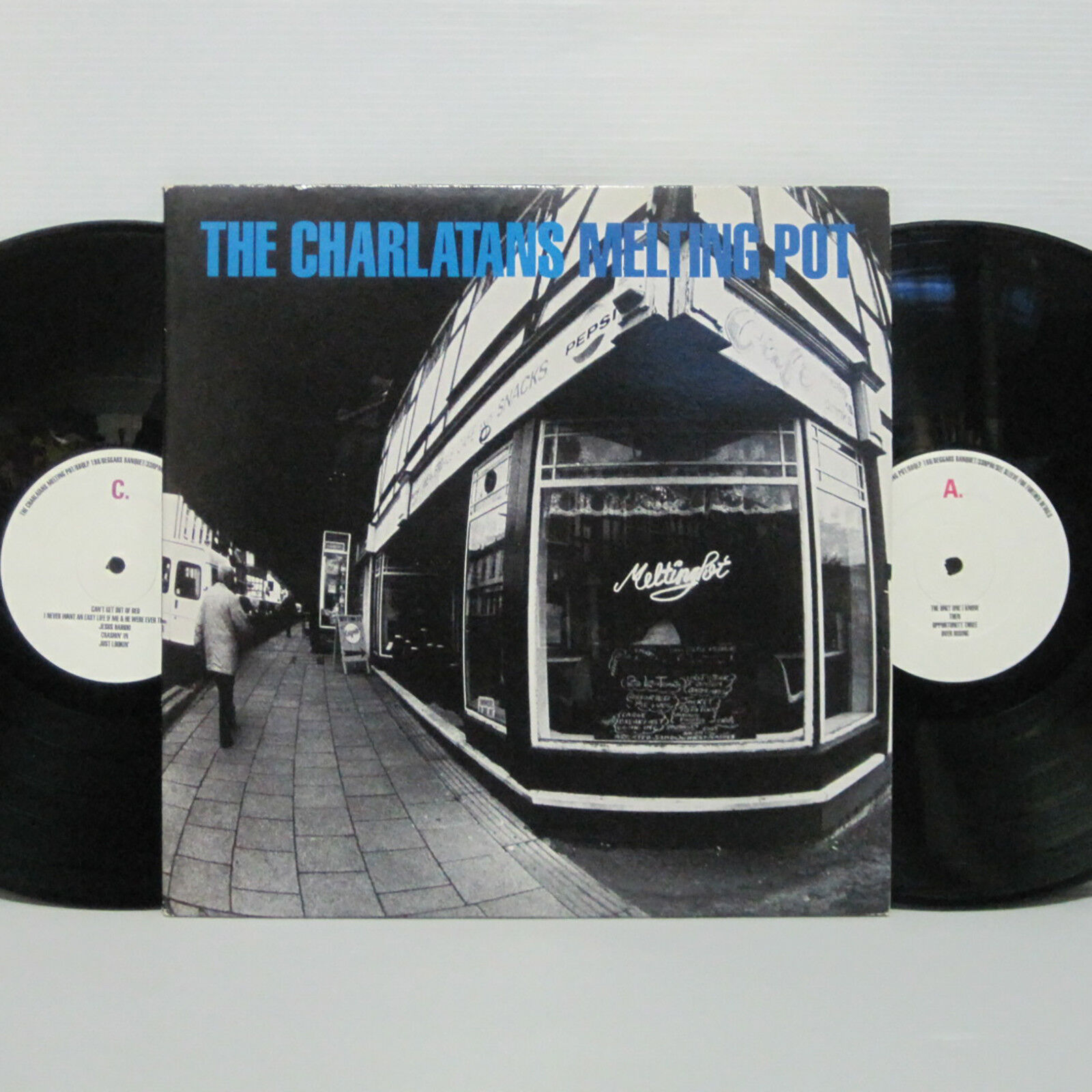 THE CHARLATANS - MELTING POT 2LP 1988 UK ORIG OASIS BLUR STONE ROSES OCEAN PULP