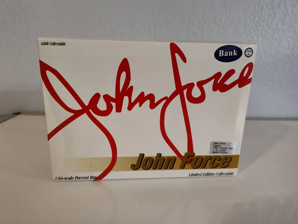 Action Racing 收藏品 John Force 6 Time Champion 银行 (B5) — 第 2/4 张图片
