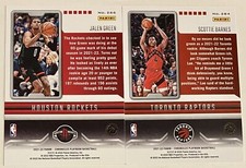 2021-22 Panini Chronicles Playbook Jalen Green + Scottie Barnes RC Red