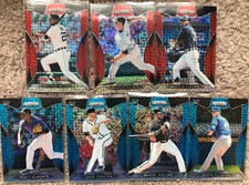 2019 Panini Prizm Baseball TIER III RC (24) CARD LOT RED MOJO BLUE MOJO HYPER SP