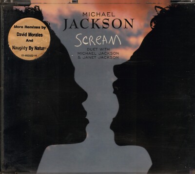 MICHAEL JACKSON - SCREAM - 4 TRACK MAXI CD 1995 / + STICKER ON CASE CD NM