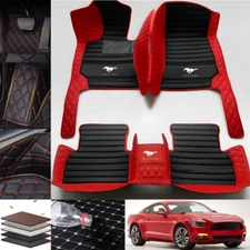 Fit For Ford Mustang Coupe Convertible Waterproof Car Floor Mats Carpets Liners