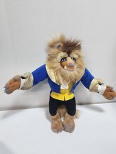 Disney Mattel Beauty and the Beast Plush Vintage 1992 14 Inch Beast Stuffed Doll