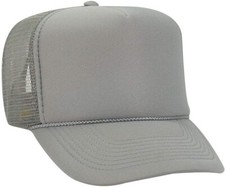 Trucker Snapback Cap - Gray