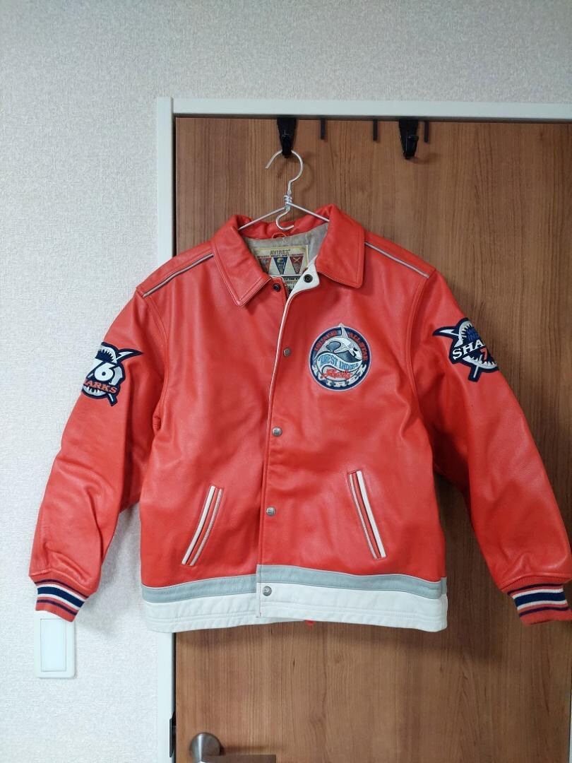 AVIREX USA Authentic Varsity Leather Jacket Size L | eBay AVIREX USA Authentic Varsity Leather Jacket Size L | eBay
