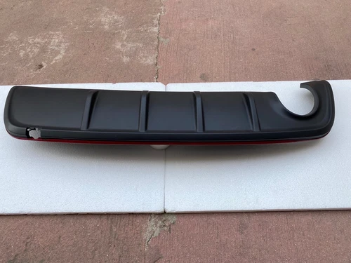Spoiler Dam Rear Bumper Julietta Red Edge Single Exhaust ORIGINAL