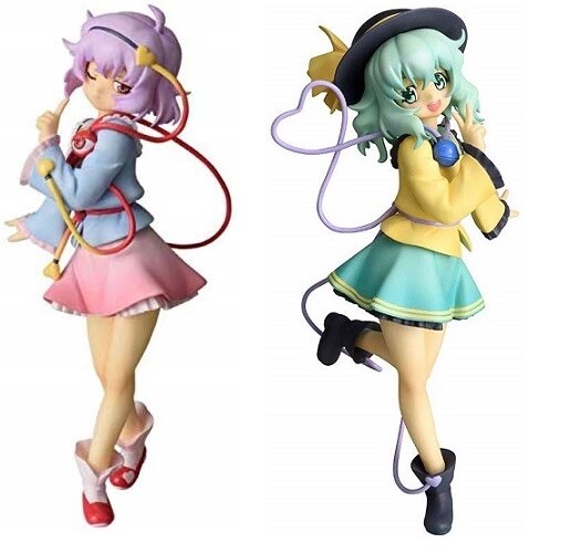 KIKKAKE TOY BADJOKEGIRLS EMIRYインディーズソフビ Touhou Project Premium Figure Komeiji Satori & Koishi figure