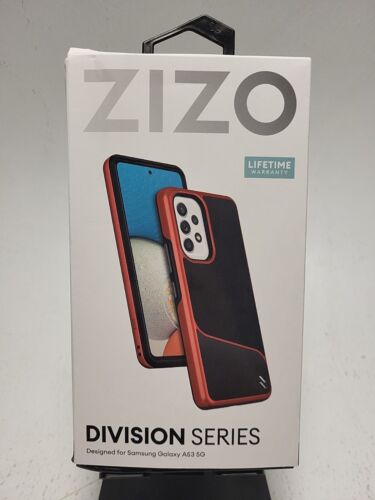 ZIZO DIVISION Series Galaxy A53 5G Case - Black & Red - Picture 1 of 2