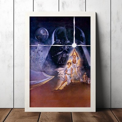 Star Wars 1977 Classic Movie Poster - Film Fan Collectibles - Vintage Movie Post