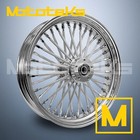 16X3.5 FAT SPOKE WHEEL 40 CRYSTAL STAINLESS FOR HARLEY TOURING BAGGER FRONT RIM