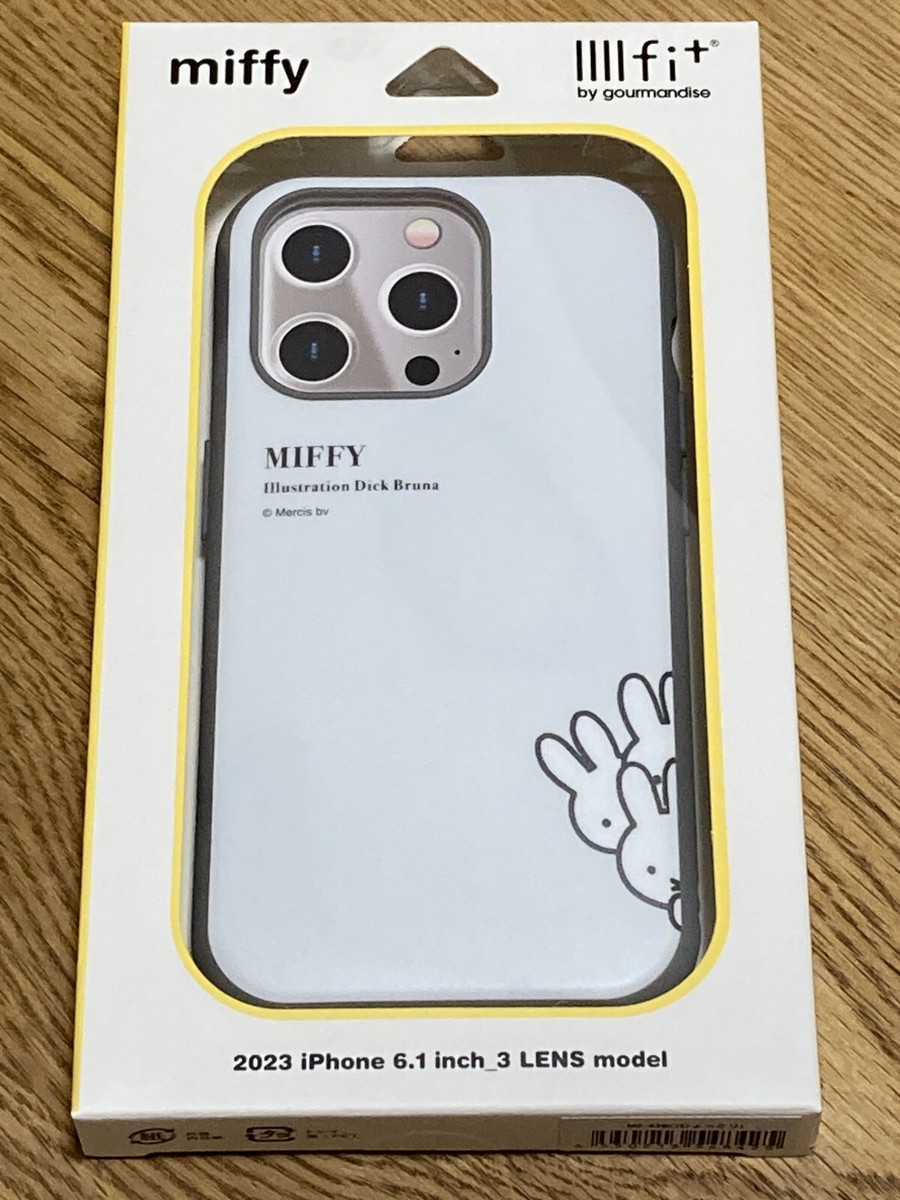 Gourmandies iPhone 15 Pro 6.1 inch Case IIIIfit Miffy Hyokkori MF