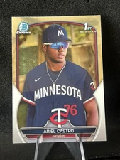 2023 Bowman Chrome Ariel Castro 1st Bowman #BCP-203 Minnesota Twins