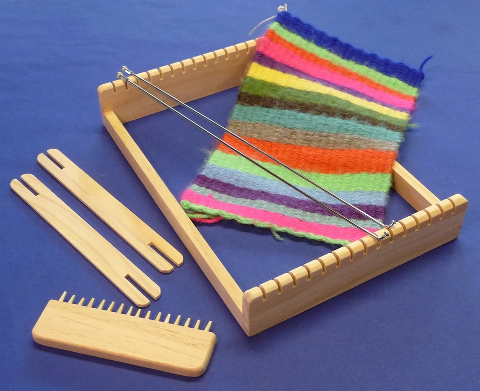 VERTRIEB DURCH WIM-SHOP PROFI HOLZ Webrahmen für Kinder 26,5 x 17cm MADE in GERMANY TOP QUALITÄT 80-78