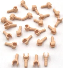 Lego 25 New Light Nougat Hands Flesh Town City Boy Girl Parts