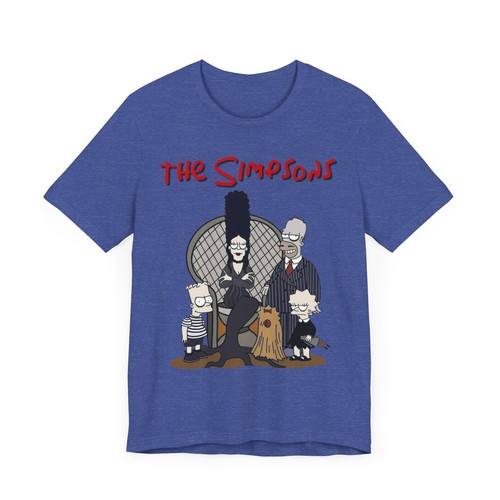 The Simpsons Munsters Tee Shirt Homer Marge Lisa Bart and Maggie - Picture 8 of 13
