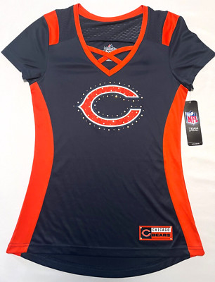 NWT 2016 Majestic Chicago Bears Womens Small 'Draft Me' Bling Kaba Jersey NFL