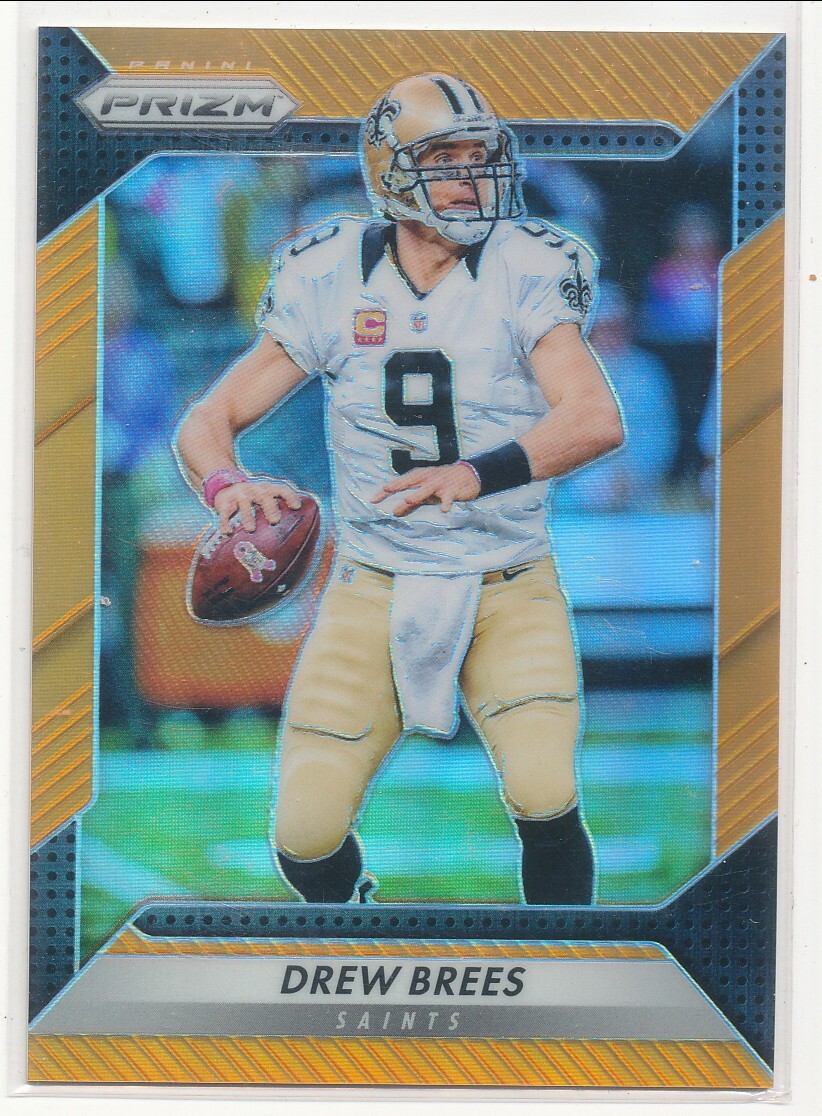 2016 Panini Prizm - Drew Brees #111 Orange Prizm /299