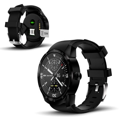 3G Android 4.4 SmartWatch by Indigi [Google Play Store + Pedometer + Heart  Rate] | eBay