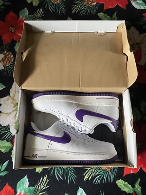 Size 9.5 - Rare DS Nike Air Force 1 '82 Club Purple 2011 Og All