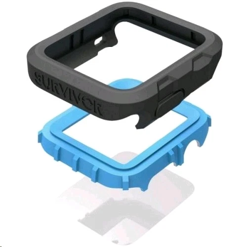 GENUINE GRIFFIN SURVIVOR TACTICAL CASE FOR 38MM APPLE WATCH 1 2 3 | BLUE - Image 4 of 4