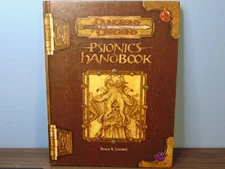 Dungeon and Dragons Psionics Handbook D&D WTC11835 WOTC D20 2001