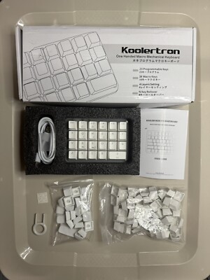 Koolertron One Handed Macro Mechanical Keyboard 23 Programmable Keys/Gaming
