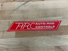 ARC Auto Rod Controls Original Vintage Hot Rod Auto Racing Decal 10"