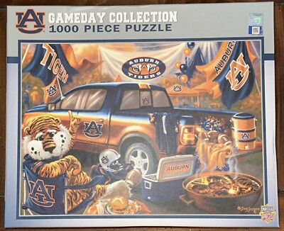 Auburn Tigers  Gameday Collection 1000 Piece Puzzle Brand New Factory Sealed
