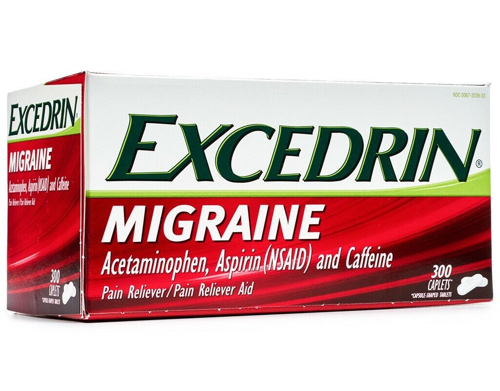 Excedrin Migraine Coated Caplets Headache Special price for Sales a limited time - Pain 300 Reliever Co