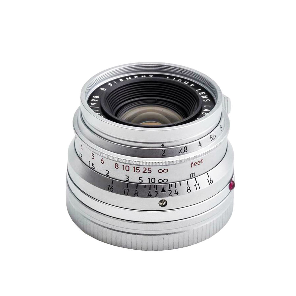 Light lens lab Lens 35mm F2 Silver For Leica Summicron M Eight