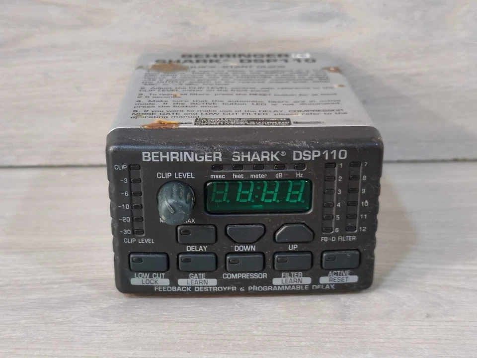 BEHRINGER SHARK DSP110 SIGNAL PROCESSOR - Image 3 of 4