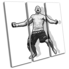 Chuck Liddell Pop Abstract Sports TREBLE Leinwand Wand Kunst Bild drucken
