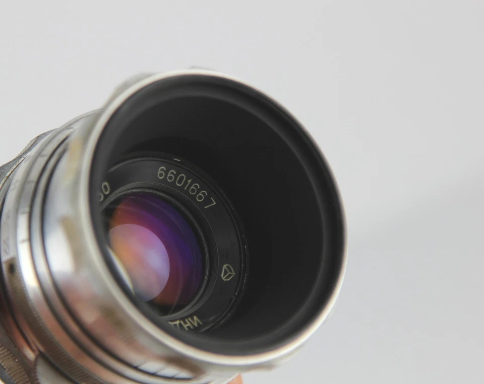 Lente soviética INDUSTAR-29 (2.8/80) USSR para câmera Salut - Imagem 3 de 4