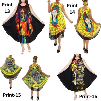 Women Plus Size Loose Umbrella Tunic Dress Hippy Kimono Sleeve Summer Tunic Tops