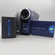 Sony Handycam DCR-DVD91E Handheld Mini DVD Camcorder Silver Tested