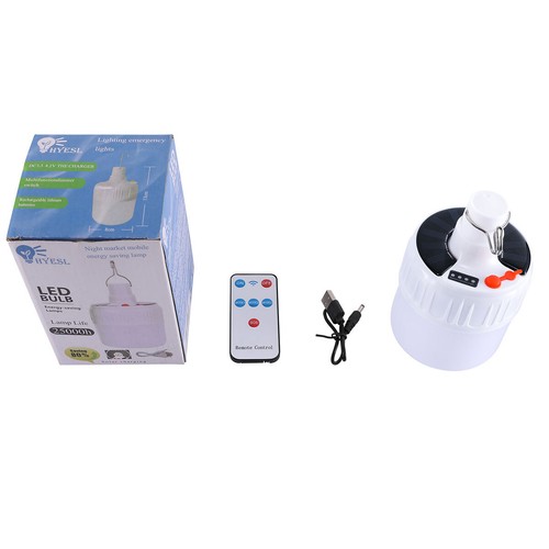 80W Luces de Camping Recargable Lampara Solar Emergencia Linterna LED Con Remoto - Picture 20 of 20