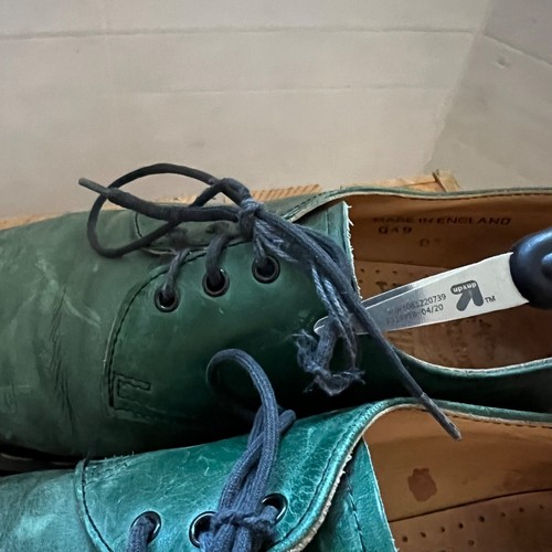 Dr. Martens Size 5 Green Leather The Original Air Cushion Low Top Oxford Shoes - 第 15/18 張圖片