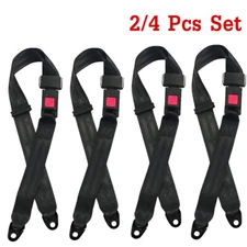 4PCS 2 Point Lap Seat Belts Universal Adjustable for Go/Golf Kart UTV Buggie ATV