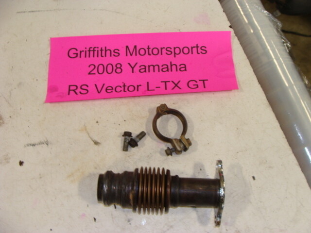 2008 YAMAHA Vector l-tx gt rs 8GM exhaust manifold flex pipe header