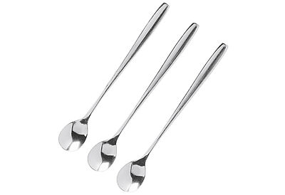 CHG Joghurt- / Longdrinklöffel Edelstahl 19 cm 3 Stück Löffelbesteck Besteck Neu