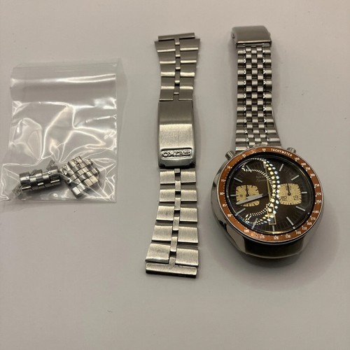 Seiko 6138-0040 bullhead 5 sports SpeedTimer original de 1975　From JAPAN - Picture 7 of 8